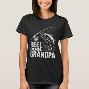 Camiseta Carretel de Pesca Avô Legal Piada do Pai Dia dos P
