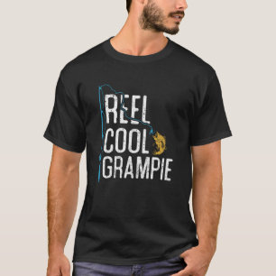 Camiseta Carretel de Pesca Legal Vô Dia dos Pais Para Peixe