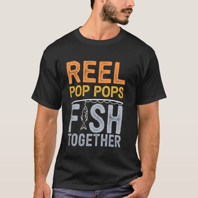 Camiseta Carretel de Pesca Pops Peixes Juntos Presente Dive (Frente)
