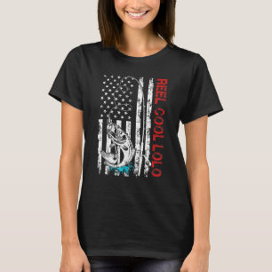 Camiseta Carretel Lolo Muito Legal Bandeira dos EUA Dia dos
