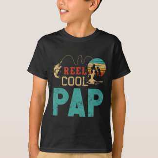 Camiseta Carretel Papai Legal Pescaria Presente do Dia dos
