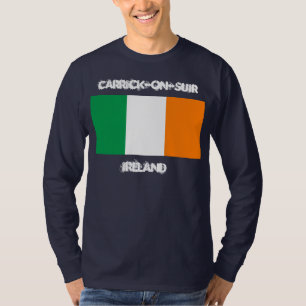 Camiseta Carrick-em-Suir, Ireland com bandeira irlandesa