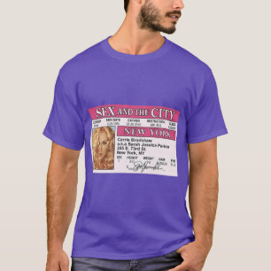 Camiseta carrie bradshaw satc id amigos