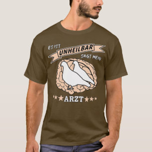 Camiseta Carrier pigeon fancier É incurável 2