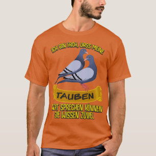 Camiseta Carrier Pigeon Piada Pigeon Pombos Fanciosos
