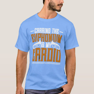 Camiseta Carringhe Euphonium É Meu Cardio retrô