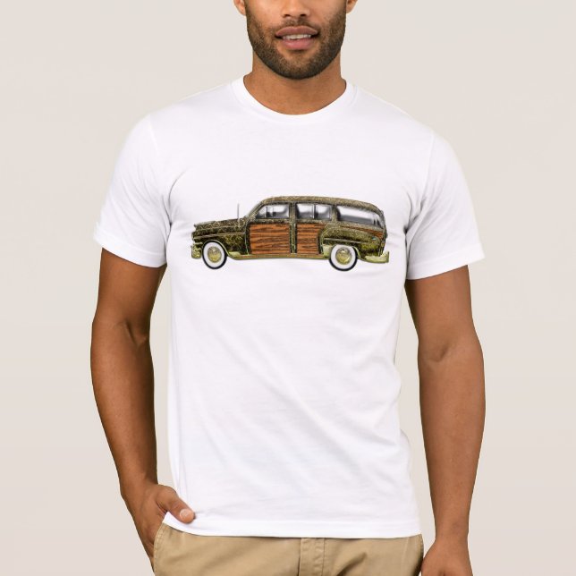 Camiseta Carrinha arborizado clássica (Frente)