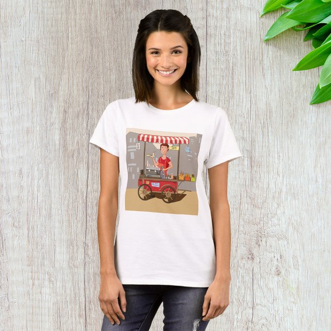 Camiseta Carrinho comida (Criador carregado)