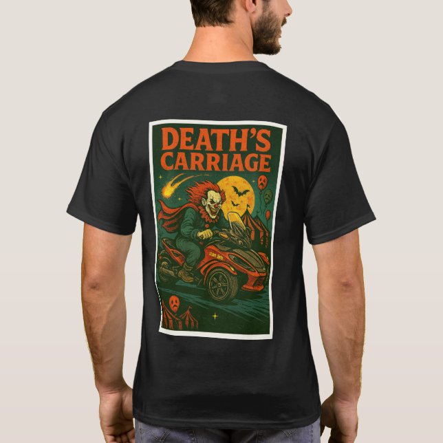 Camiseta Carrinho da Morte do US Spyder Ryders (Verso)