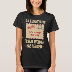 Camiseta Carrinho de Aposentação do Postman 2022 Reformado