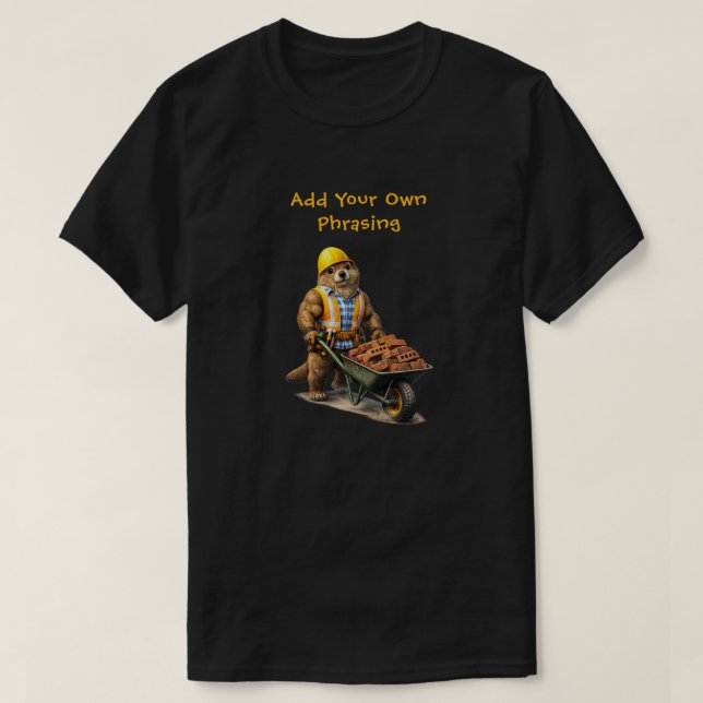 Camiseta "Carrinho de mão" (Frente do Design)