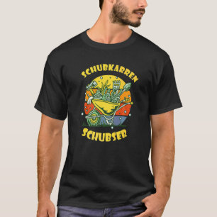 Camiseta Carrinho de mão divertido para jardinagem Carrinho