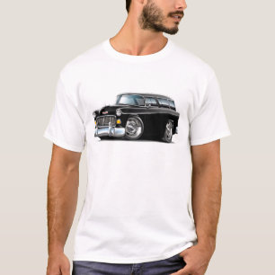 Camiseta Carro 1955 do preto do nómada de Chevy