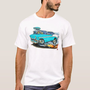 Camiseta Carro 1956 de turquesa de Chevy 150-210