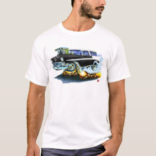 Camiseta Carro 1956 do preto do nómada de Chevy