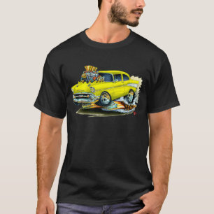 Camiseta Carro 1957 amarelo de Chevy 150-210