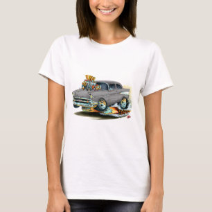 Camiseta Carro 1957 cinzento de Chevy 150-210