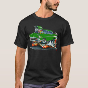 Camiseta Carro 1957 verde de Chevy Belair