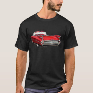 Camiseta Carro 1959 do vermelho do cadillac