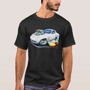 Camiseta Carro 1963-64 do branco de Corveta