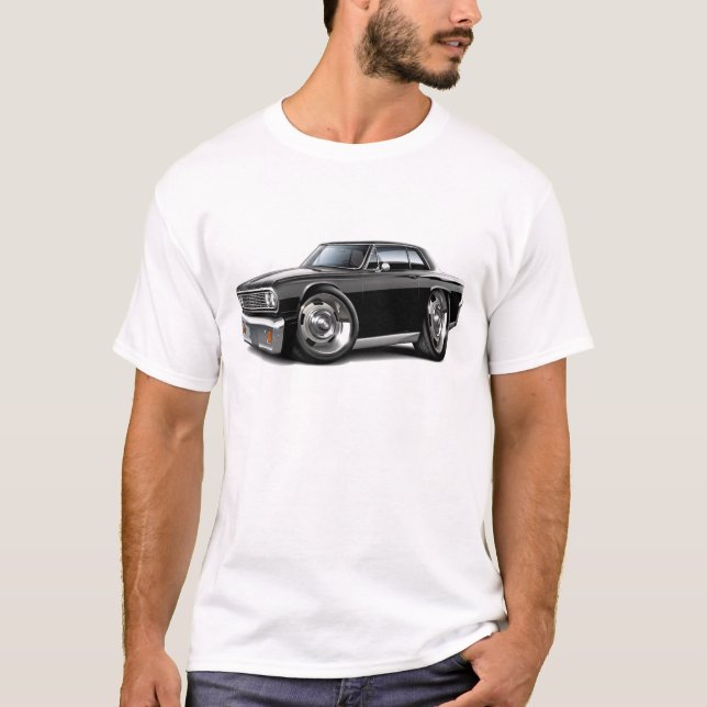 Camiseta Carro 1964 preto de Chevelle (Frente)