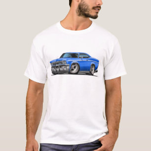 Camiseta Carro 1965-66 do azul do Impala