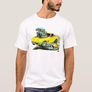 Camiseta Carro 1966-67 amarelo de Corveta
