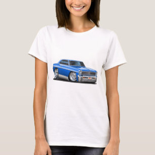 Camiseta Carro 1966-67 do azul da nova