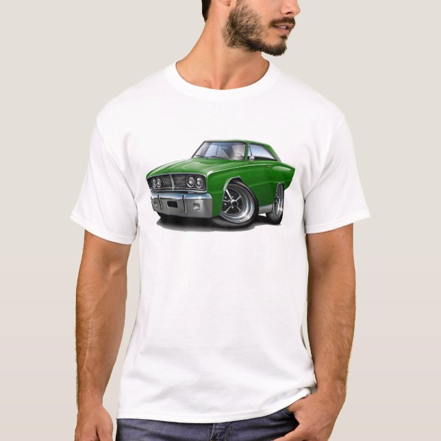 Camiseta Carro 1966 verde do Coronet (Frente)