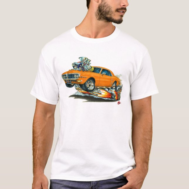 Camiseta Carro 1967-68 da laranja de Firebird (Frente)