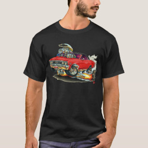 Camiseta Carro 1967 Vermelho-Preto de Chevelle
