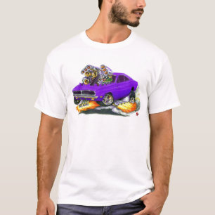 Camiseta Carro 1968-70 do roxo do carregador