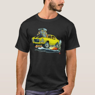 Camiseta Carro 1970-72 Amarelo-Preto de Camaro