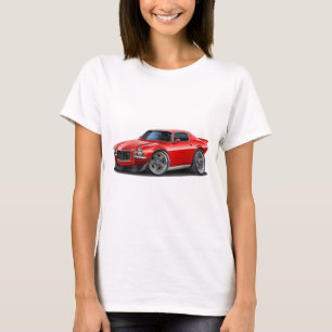 Camiseta Carro 1970-73 do vermelho de Camaro