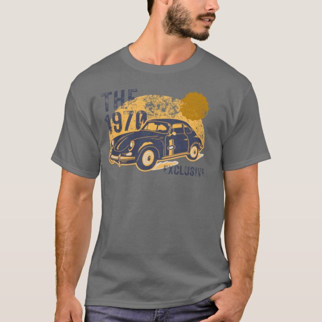 Camiseta carro 1970 amigos (Frente)