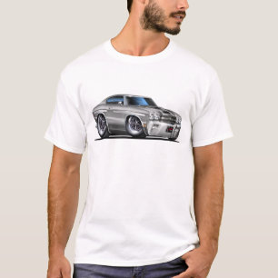Camiseta Carro 1970 Prata-Preto de Chevelle