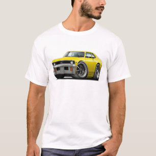 Camiseta Carro 1971-72 amarelo da nova