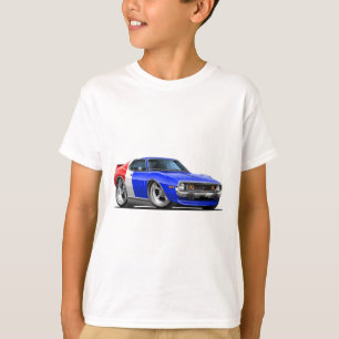 Camiseta Carro 1971-72 azul branco vermelho do dardo