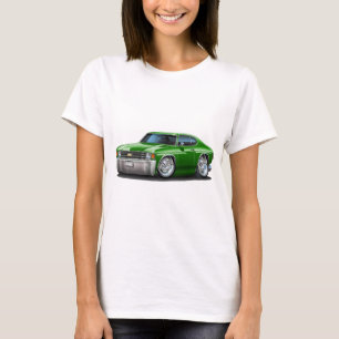 Camiseta Carro 1971-72 verde de Chevelle