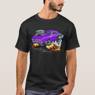 Camiseta Carro 1971 do roxo de Hemi Cuda