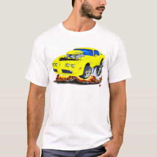 Camiseta Carro 1979-81 amarelo do transporte Am