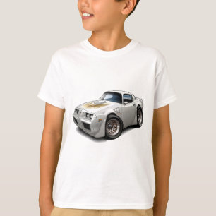 Camiseta Carro 1979-81 do branco do transporte Am
