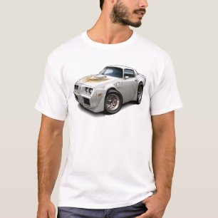Camiseta Carro 1979-81 do branco do transporte Am