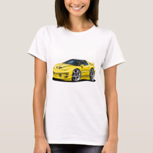 Camiseta Carro 1998-02 amarelo do transporte Am