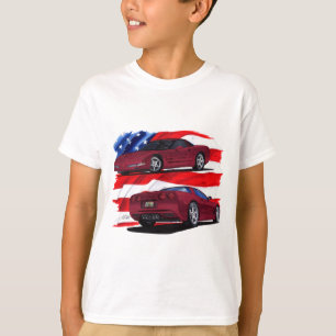 Camiseta Carro 1999-04 marrom de Corveta