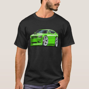 Camiseta Carro 2006-10 verde do carregador SRT8