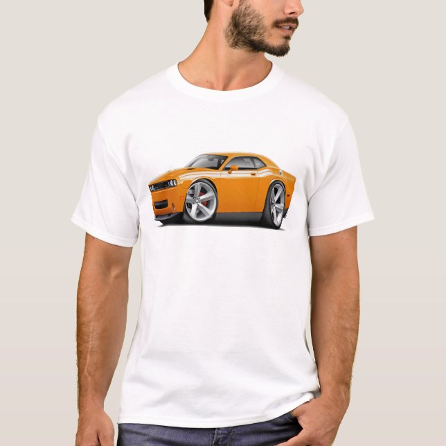 Camiseta Carro 2009-11 Alaranjado-Branco do RT do (Frente)