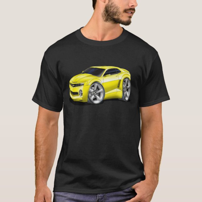 Camiseta Carro 2010-11 amarelo de Camaro (Frente)