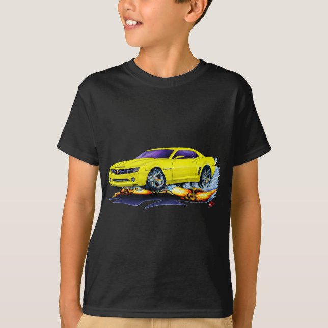 Camiseta Carro 2010 amarelo de Camaro (Frente)