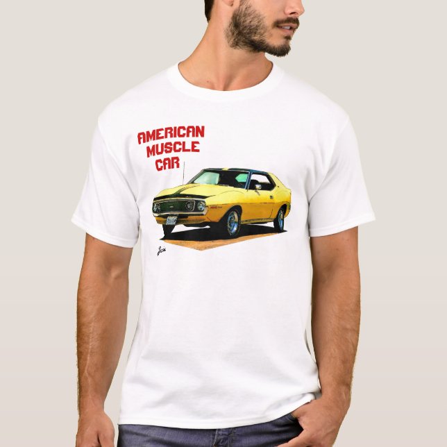 Camiseta Carro americano do músculo (Frente)